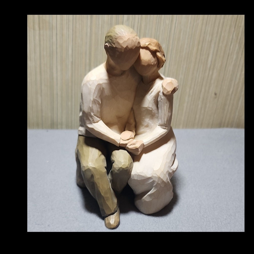Willow Tree Anniversary Couple Figurine by Susan Lordi Hand Painted Resin 6 in